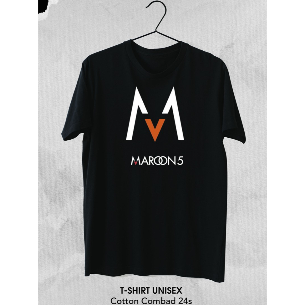 เสื้อยืด MAROON 5 / MAROON 5 BAND TSHIRT / MUSIC BAND DISTRO T-SHIRTS