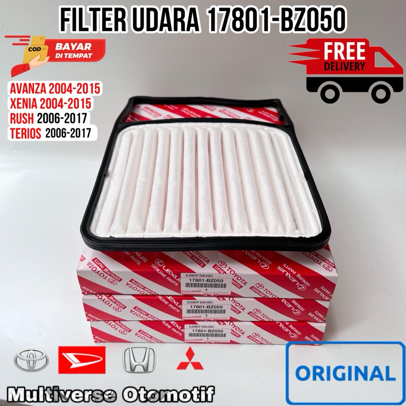 Original avanza xenia rush terios 2004-2015 กรองอากาศ 17801-bz050