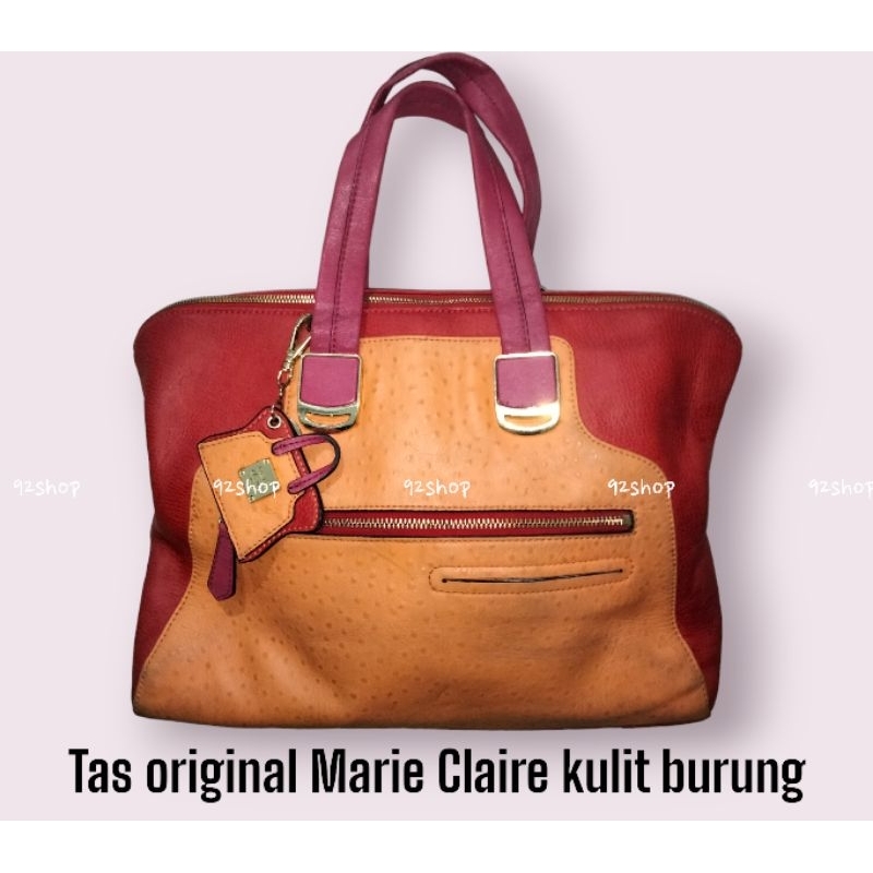 Marie Claire Paris Bag กระเป๋าถือต้นฉบับ Marie Claire Bird Skin Cult Bag Bird Skin Bag kulas Women