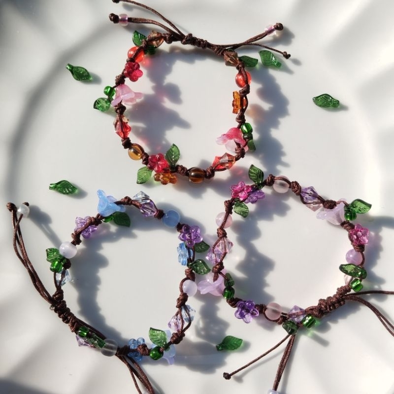 Springtime BRACELETS - Spring BRACELETS - AESTHETIC BRACELETS - FAIRYCORE BRACELETS - Spring Bloomin