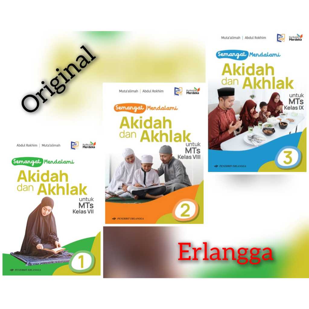 วิญญาณแห่งความลึกของ CREED และ MORALS สําหรับ MTS class 7, 8, 9 KM Erlangga