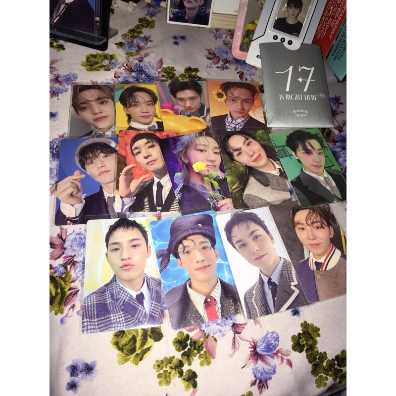 (ฟรี pc m/w) PC SET OT 13 RPC HOSHI VERNON POB PHONE STAND &PC GV THE 8 BEST ALBUM 17 RIGHT HERE (HE