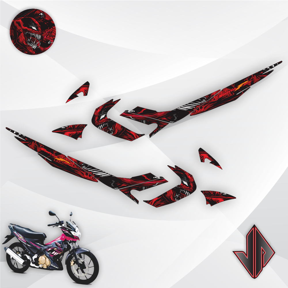 Striping Sticker / สติ๊กเกอร์ Satria FU Barong 5 Venom