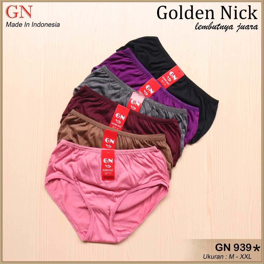 ซีดี ทองนิค 939 | กางเกงชั้นในสีเข้มของผู้หญิง CD Golden Nick Panty GN939 GN