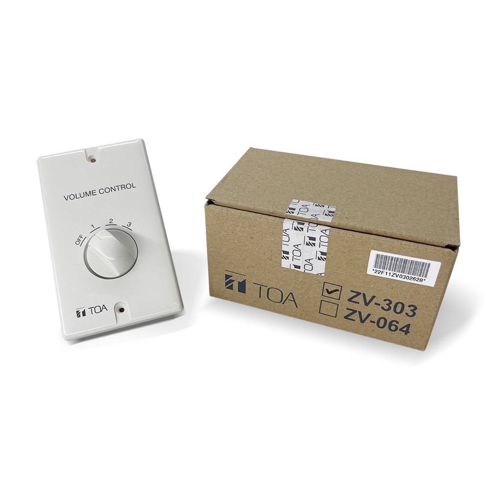 ปุ่มควบคุมระดับเสียง TOA ZV 303 / ไดชาร์จ TOA ZV 303