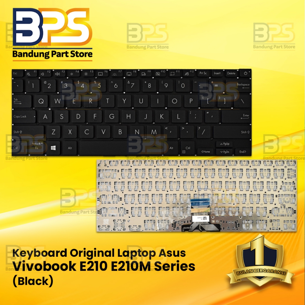 คีย์บอร์ดสําหรับ As Vivobook E210 E210M E210M สีดํา