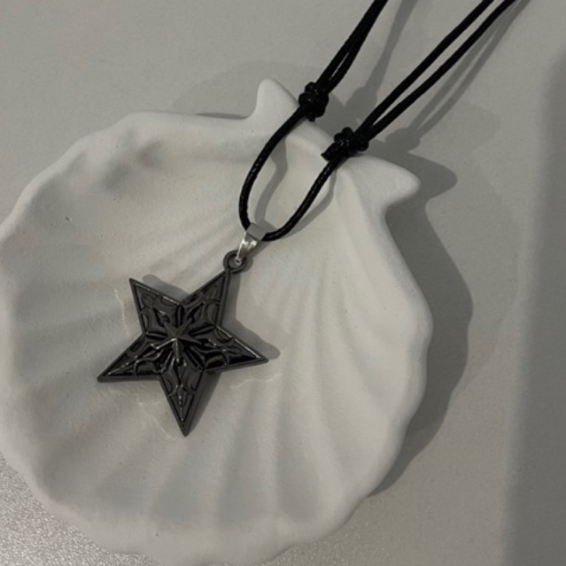 พร้อมสร้อยคอ y2k/สร้อยคอรูปดาว y2k