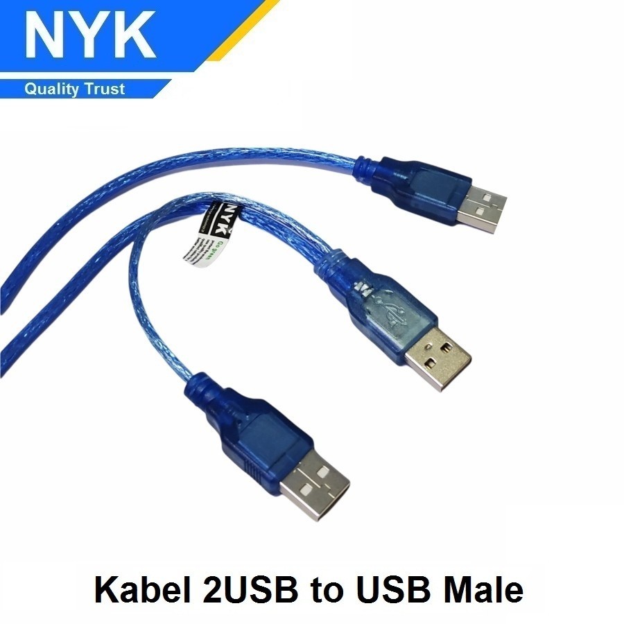 Nyk Branch สาย USB/2 USB ชายกับ USB/ชายชายสาย USB - สาย EXTERNAL HARDDISK 2.0