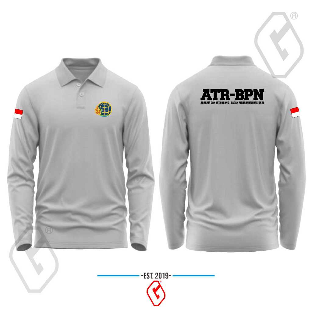 เสื้อโปโล atr bpn เสื้อแขนยาว / คอปกสั้น agraria และระบบพื้นที่ยาว