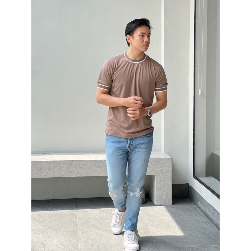 AIRLIGHT TSHIRT MENS TOP (AIRLIGHT STRIPES TSHIRT MEN)