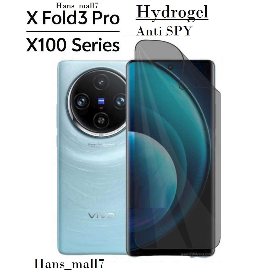 ใหม่ Hydrogel A-Scratch Anti SPY PRIVACY MATTE ด้านหน้า VIVO X200 X100 X Fold3 Pro IQOO 15 15R 13 12