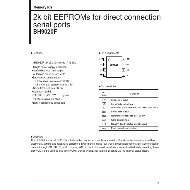 BH9020F ePROM IC****