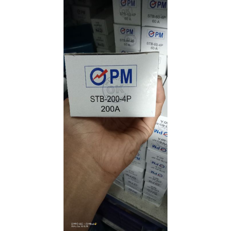 บล็อคเทอร์มินัล PM ชนิด STB 200A-4p/200A-3p
