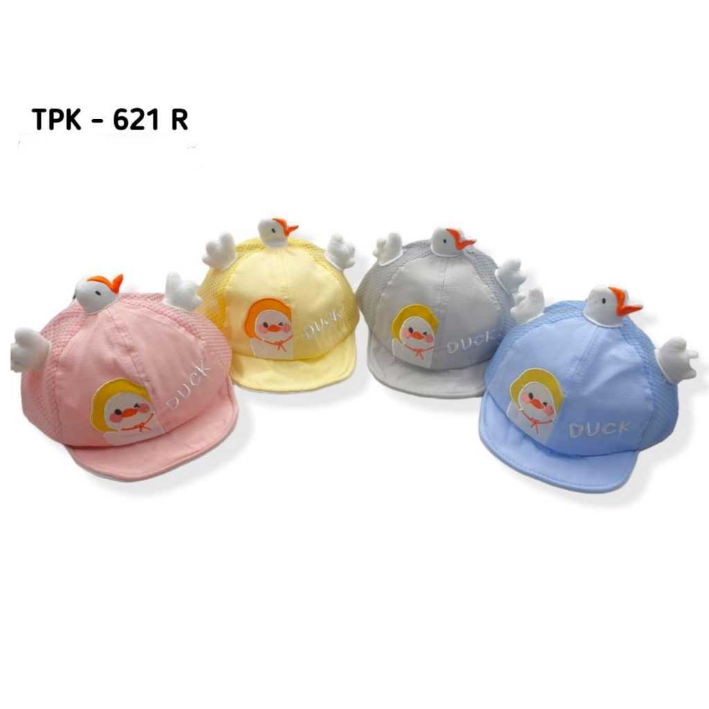 หมวกสัตว์เลี้ยงสําหรับเด็ก Ekubo พร้อมงานปักเป็ดผสม TPK-621 R