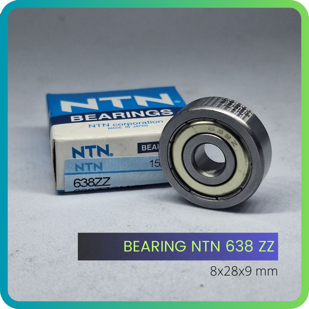 BEARING NTN 638 ZZ JAPAN BEARING DOUBLE-SIDED IRON CAP BEARING KLAHER