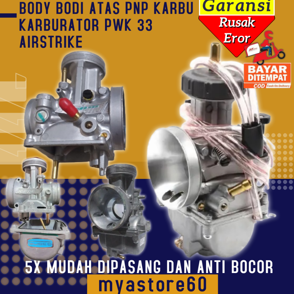 Body Frame Body Upper Body คาร์บูเรเตอร์คาร์บูเรเตอร์ PWK33 Airstrike PWK 33 AIRSTRIKE