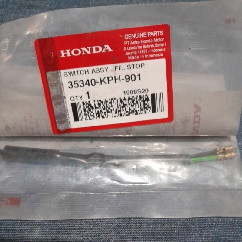 35340-KPH-901 SWITCH ASSY FRONT STOP เบรกหน้าหน้า KARISMA HONDA
