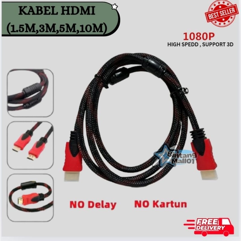 CABLE HDMI TV TO HDMI/1.5M/3M/5M/10M/CABLE SET TOP[BOX/HD CABLE FIBER MESH/CABLE HIGH