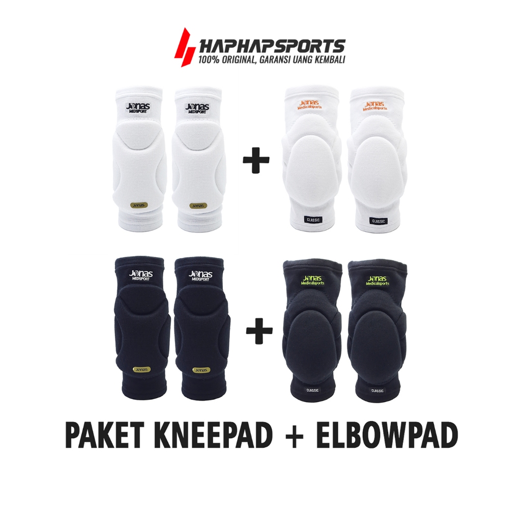 แพ็คเกจ Jonas KNEEPAD+ELBOWPAD | อุปกรณ์ป้องกันเข่า+สนับป้องกันข้อศอก