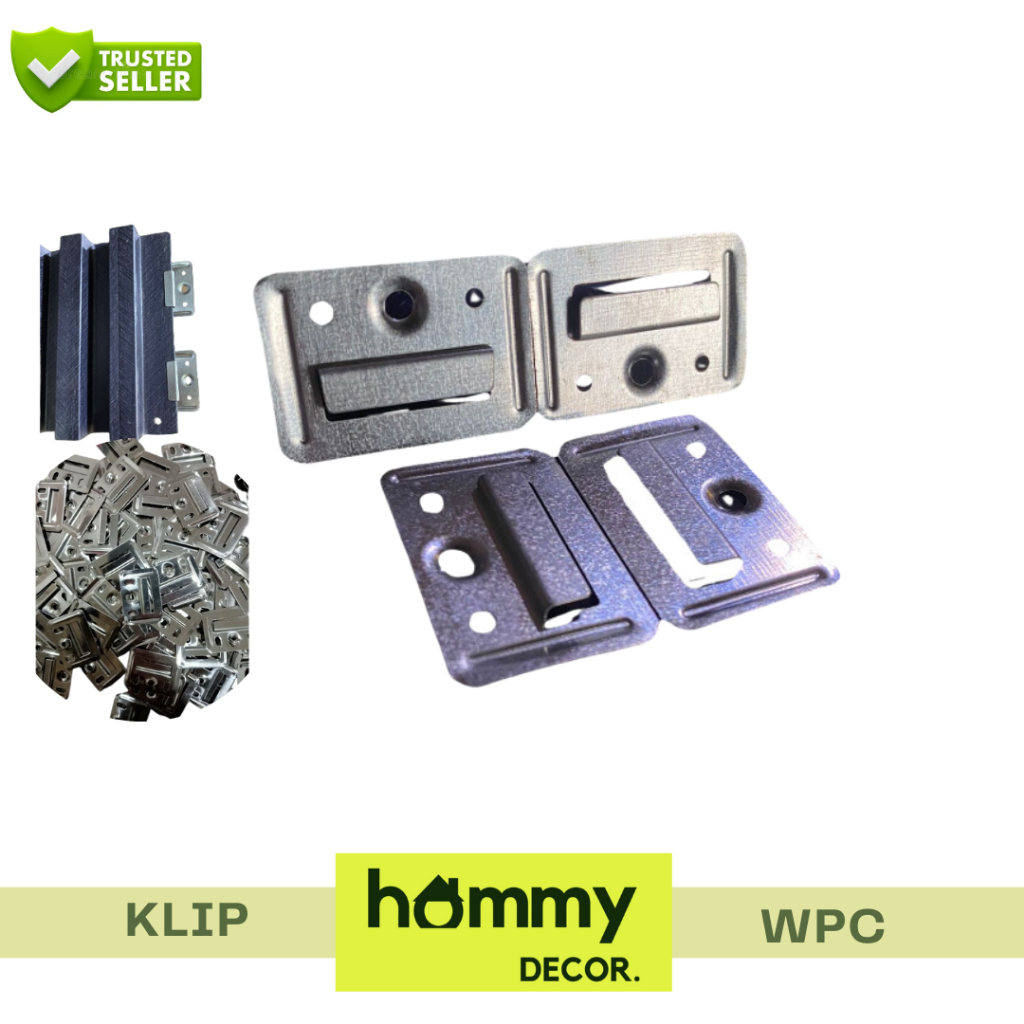 WPC WALL PANEL WOOD PANEL CLIP พรีเมี่ยมและคลิปติดผนังที่สมบูรณ์
