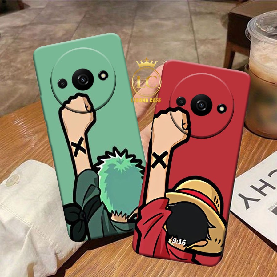 Softcase Redmi A3 2024 Anime Wallpaper Motif - Cool Case - Mens Case - Silicone Case - เคสใหม่ล่าสุด