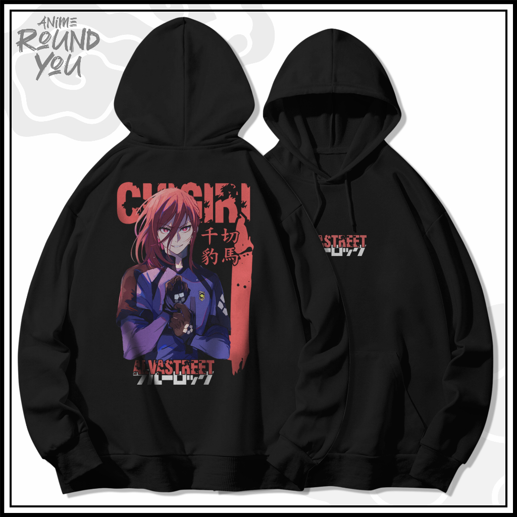 Hoodie Hyoma Chigiri BLUE LOCK 009 เสื้อกันหนาวอะนิเมะขนแกะ Grammage 280 ญี่ปุ่นอะนิเมะมังงะพรีเมี่ย