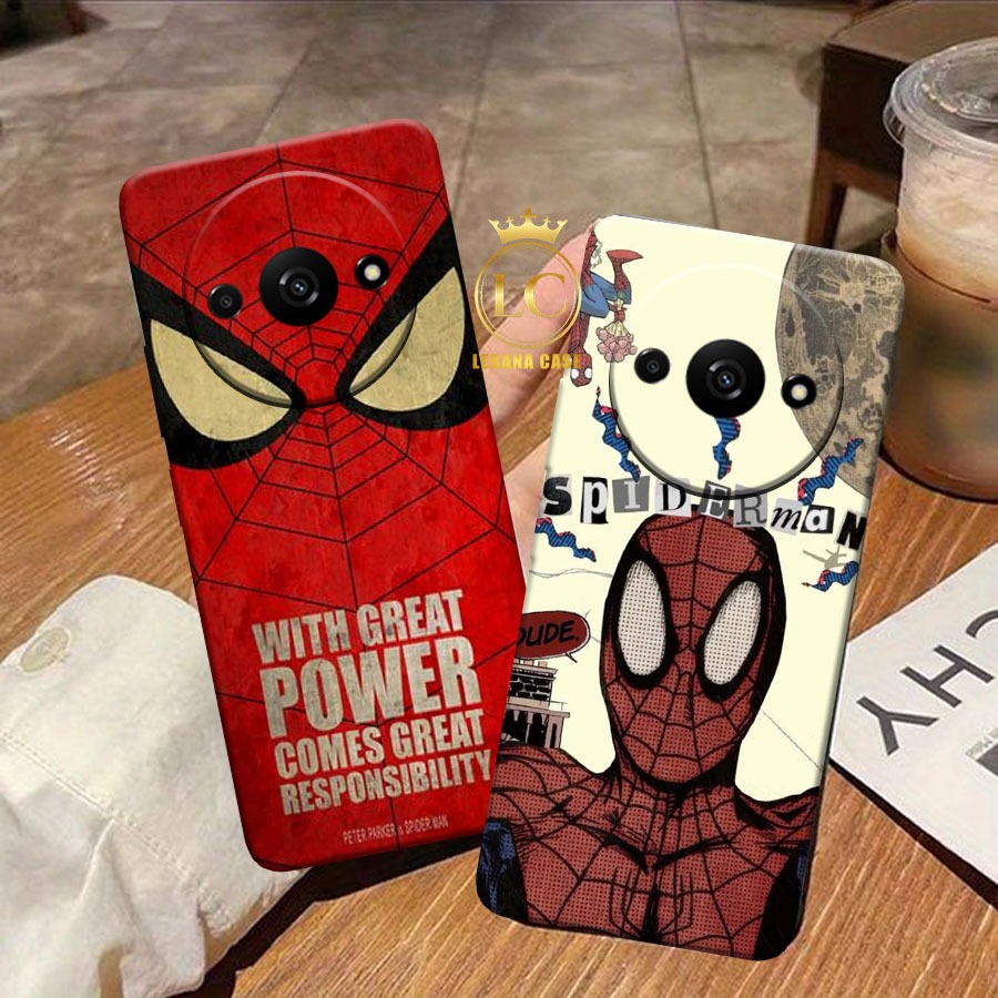 Softcase Redmi A3 2024 SUPERHERO Wallpaper Motif - เคสผู้ชาย - เคสซิลิโคน - เคสอินเทรนด์ - เคสล่าสุด