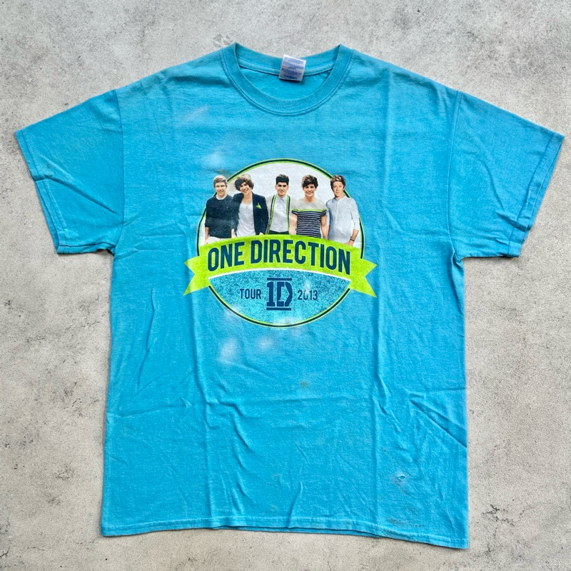 เสื้อยืดวง One Direction Tour Tee Men& 39;s ดั้งเดิม