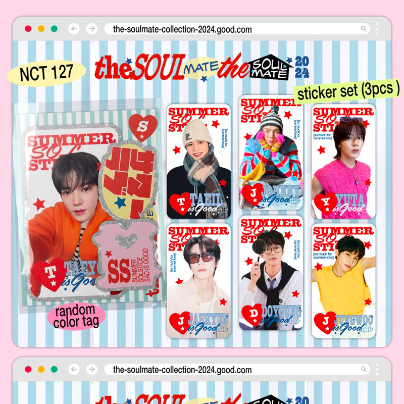 สติ๊กเกอร์ NCT 127 DREAM set id photo - the SOULmate