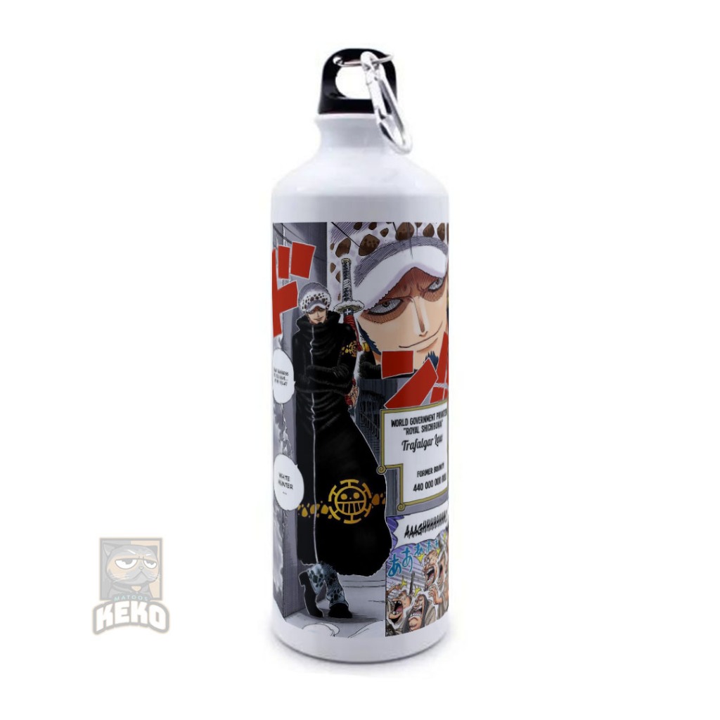 แผงขวดกีฬา Manga One Piece trafalgar กฎหมาย