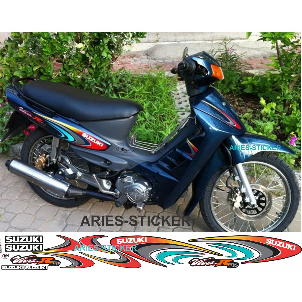 Striping Sticker suzuki shogun viva r 2002 vietnam