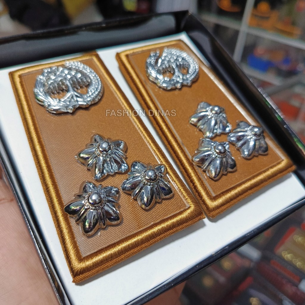 LAMPUNG ASN Rank Group 3C Functional Acrylic Khaki Trim