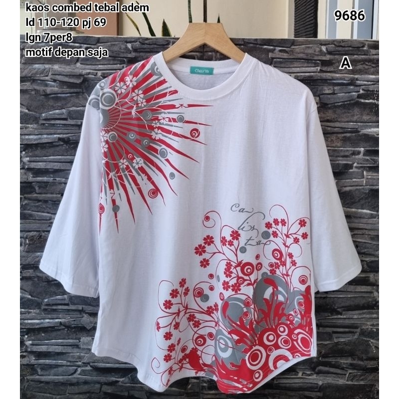 9686 เสื้อเบลาส์ oblong 17 จุด