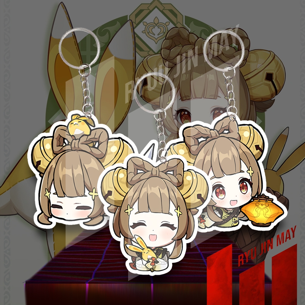 พวงกุญแจ HP GANTUNGAN - Genshin Impact - Yaoyao