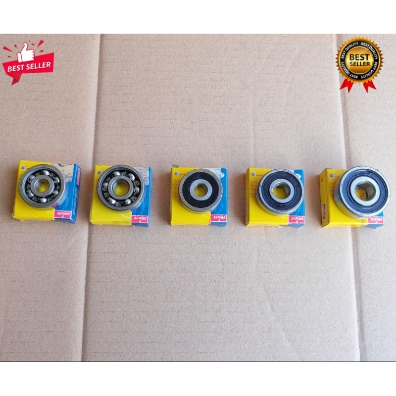 แบริ่ง Klaker Bearing Bearing Aspira 6300 6301 6300 RS 6301 RS 6302 RS คุณภาพดี