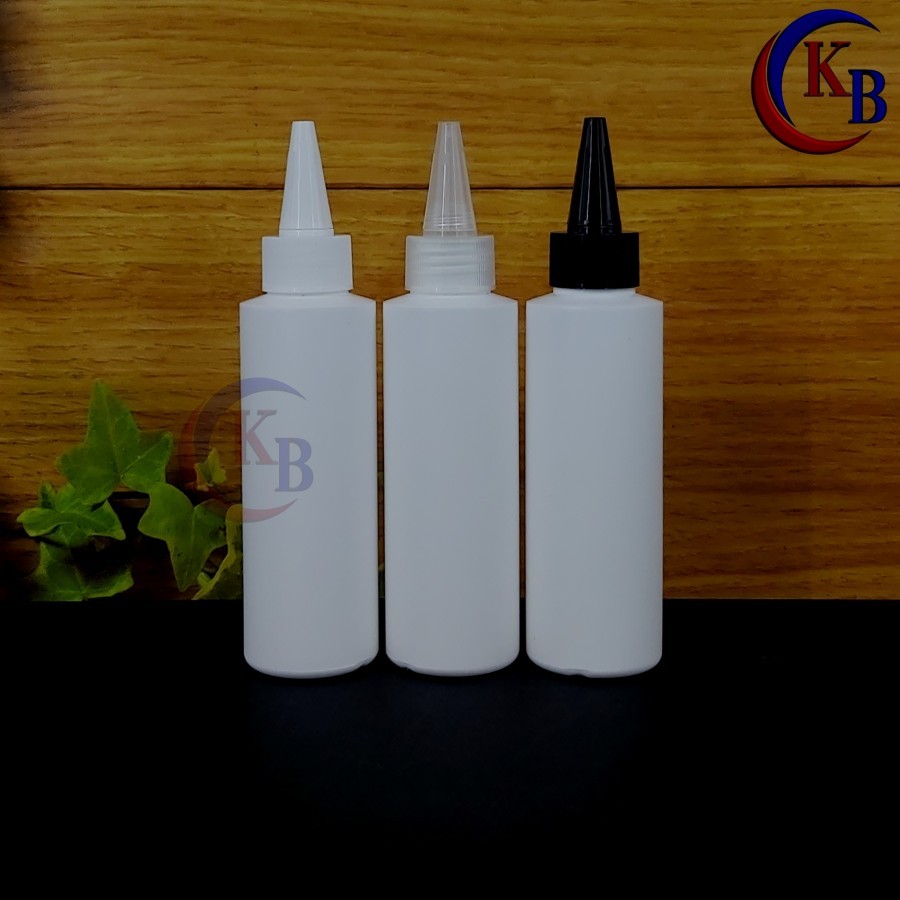 ขวด CONE 120ML พร้อมหมึก 24 คอ / ขวดพลาสติก HDPE RF 120ML