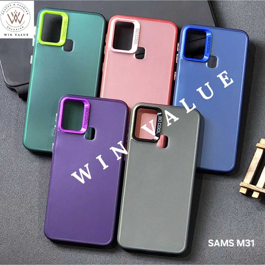 Samsung M31 Case HYBRID IMD Color Plate Hologram SO COOL Case Samsung M31 - WV