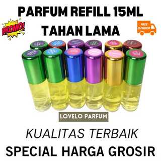 (FX15ML) PARFUM REFILL PREMIUM KUALITAS TERBAIK. PARFUM ISI ULANG 15 ML. BEST SELLER PRIA WANITA.