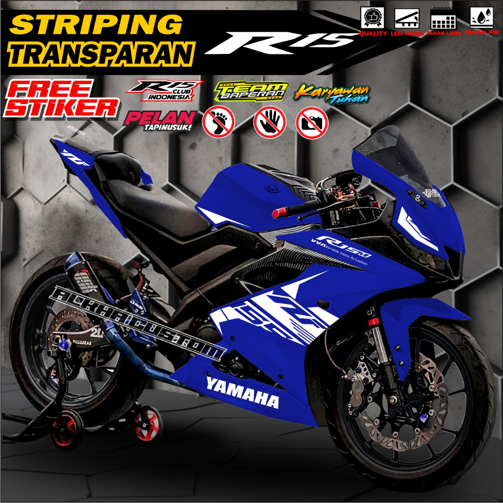 STRIPING R 15V3 สติ๊กเกอร์ R15