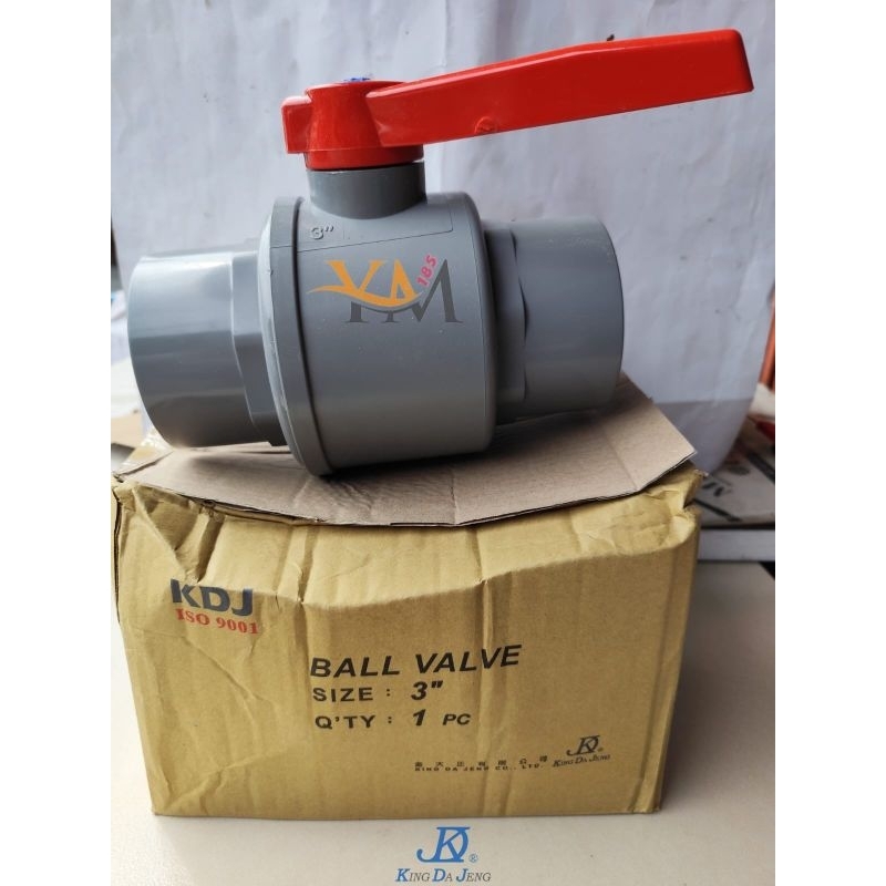 KDJ 3 นิ้ว PVC Stop Valve Ball Valve