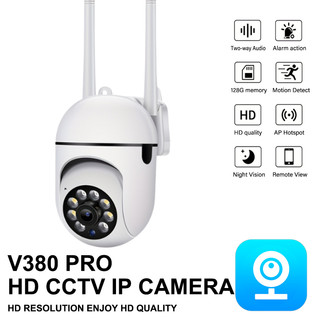 CCTV V380 Pro IP camera Kamera 360° Wide 1080P HD Wi-Fi Security cctv wifi jarak jauh lewat hp
