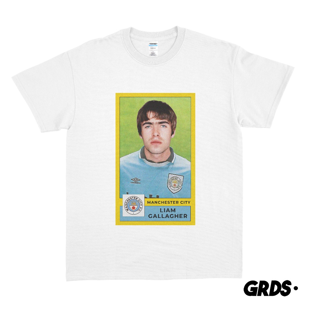 LIAM GALLAGHER OASIS เสื้อยืด / เสื้อยืด LIAM MANCITY
