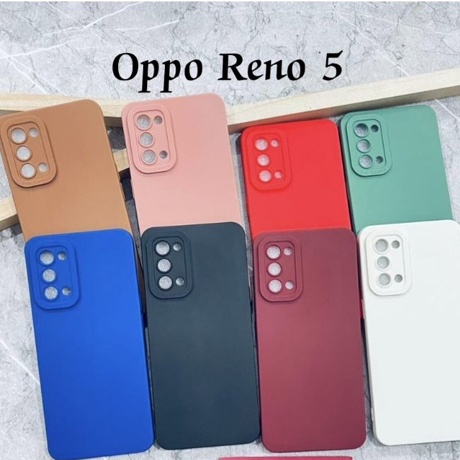 Softcase Pro Camera OPPO RENO 5 Silicon Full Cover - mantul store 88