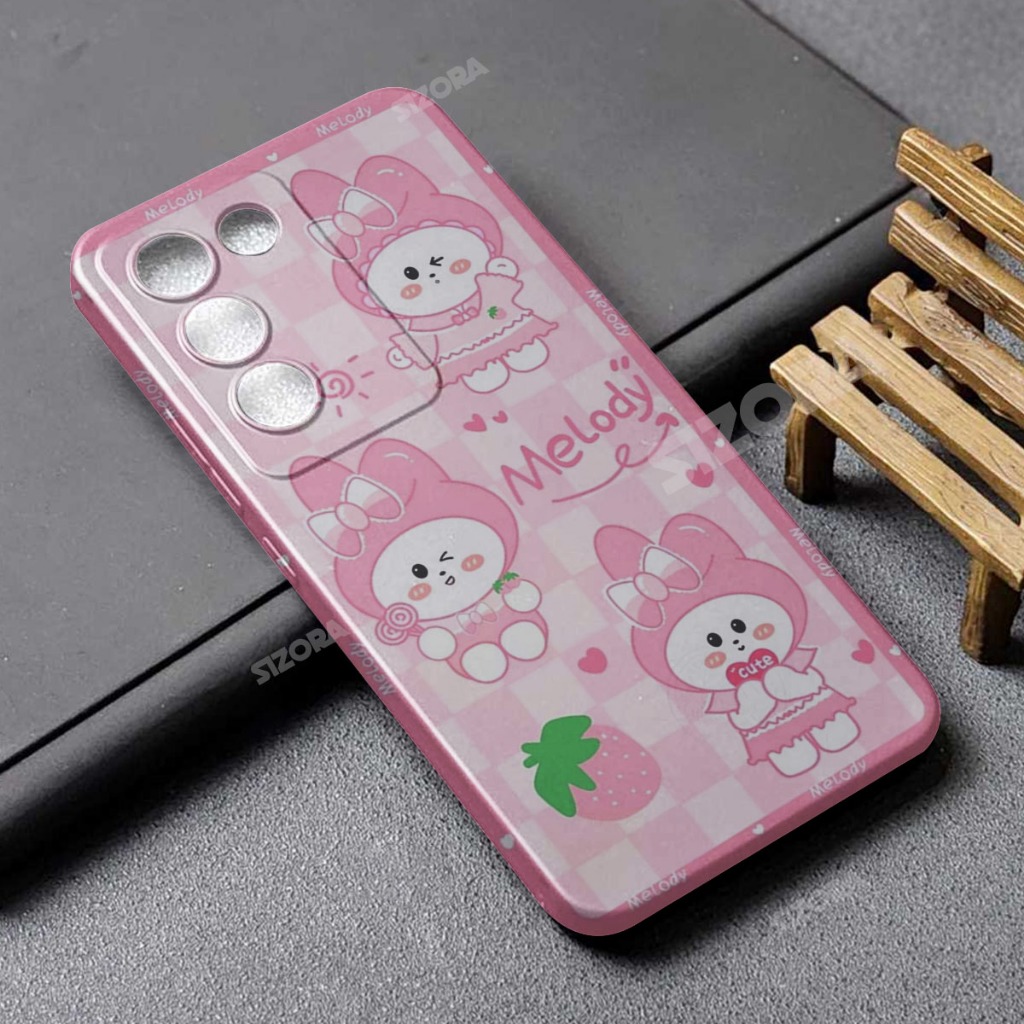 SIZORA OFFICIAL - LC9- เคส HP สําหรับ VIVO Y100 5G น่ารัก PICTURE SOFTCASE HARDPHONE