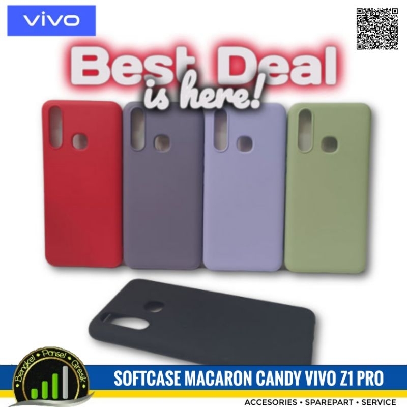 Softcase Macaron Candy Vivo Z1 Pro Z5x