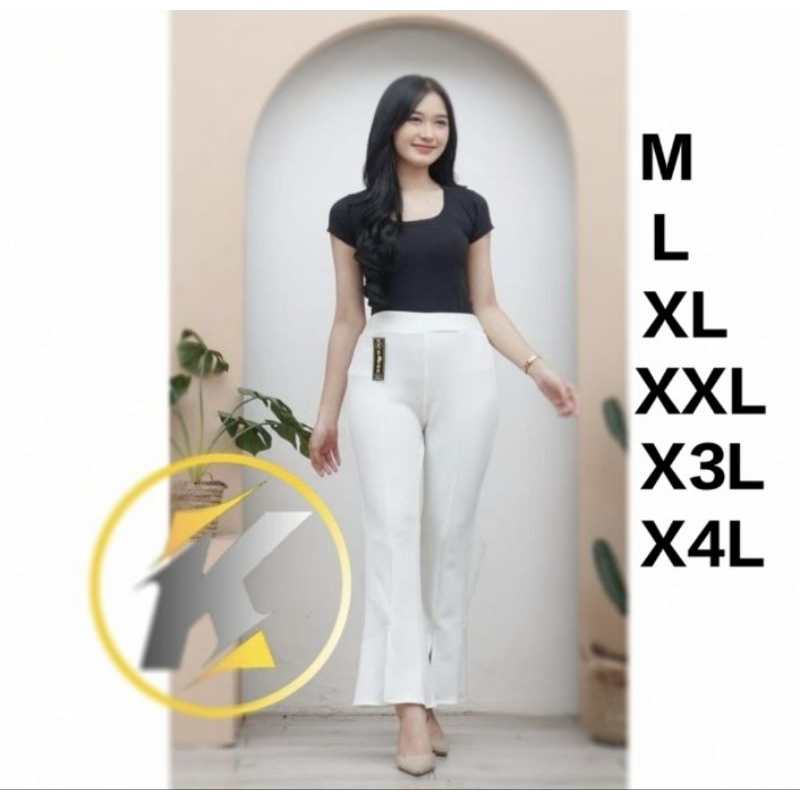 CUTBRAY SPLIT DOWN PANTS//CUTBRAY SPLIT DOWN PANTS//CUTBRAY SPLIT DOWN PANTS PREMIUM SCUBA MATERIAL
