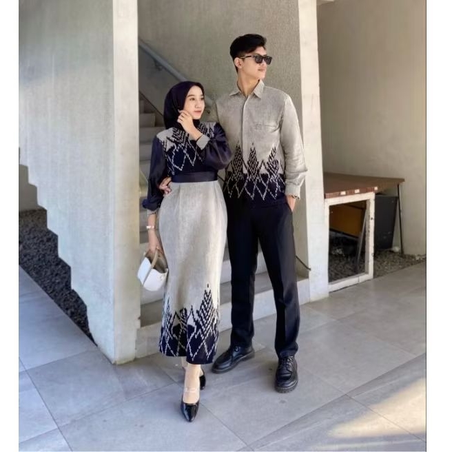 - COUPLE CLOTHES - KARTINI COUPLE DRESS - COUPLE WOVEN CLOTHES