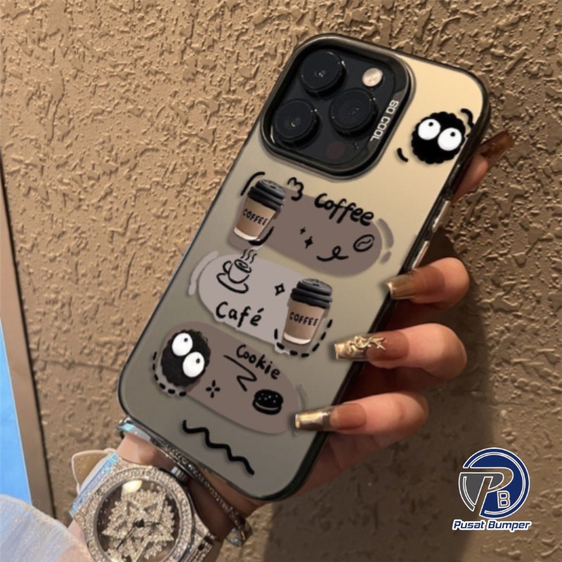 SS918 SS915 Premium Matte Hard Casing Hp Samsung Coffee Cookie For A17 A26 A07 A17 S25 S25 + ULTRA A