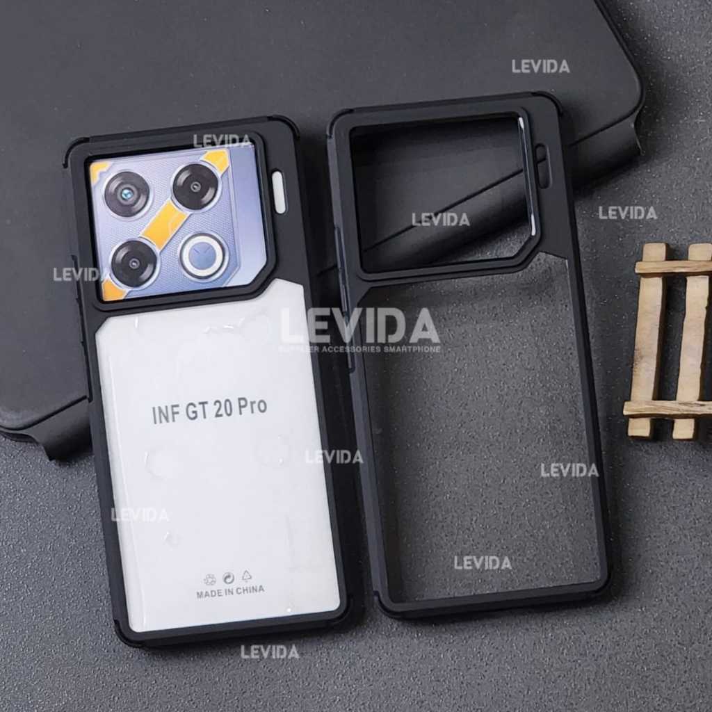 Infinix Gt 20 Pro Case Crystal Transparent / Case Hybrid กันกระแทก Clear Infinix Gt 20 Pro AF01