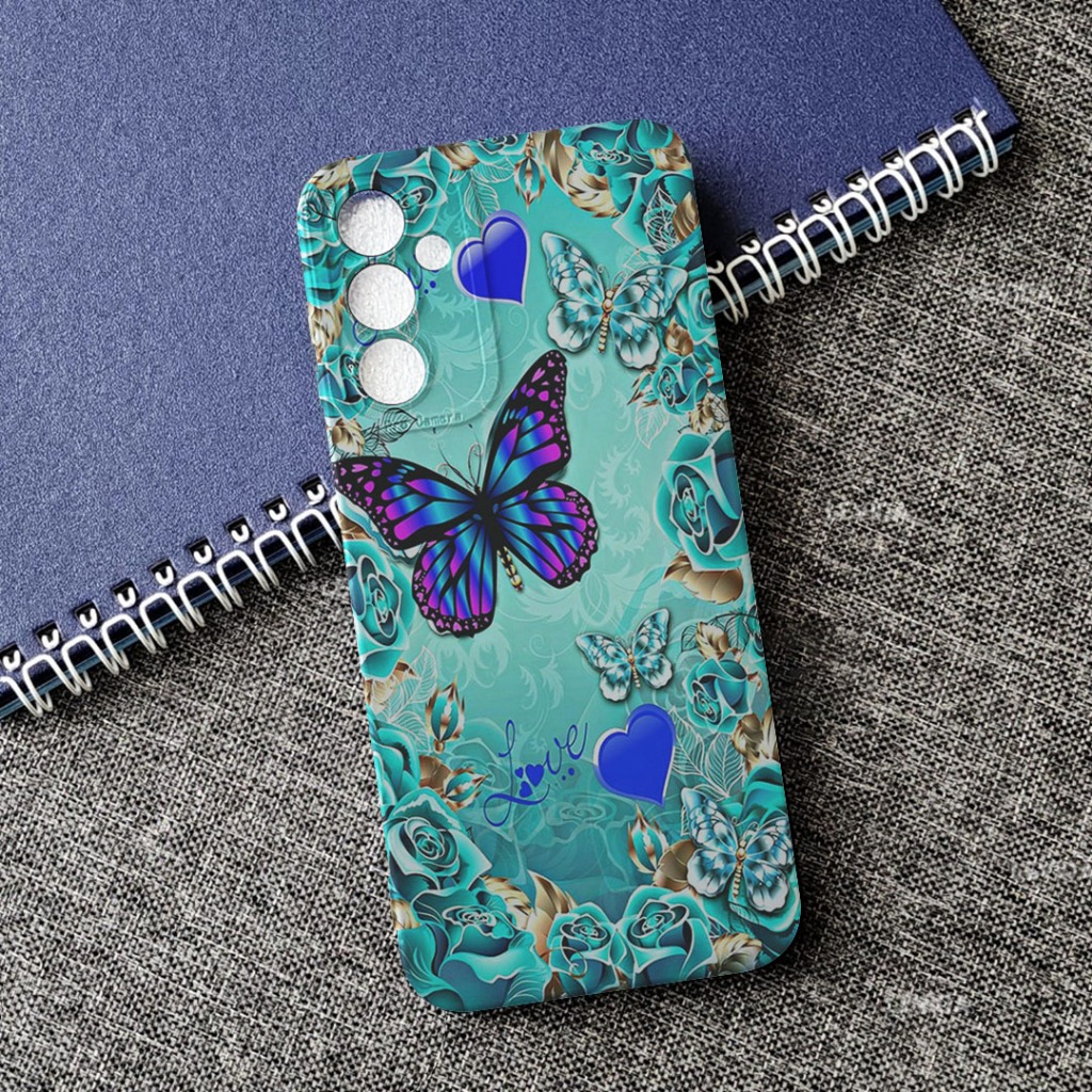เคส HP สําหรับ SAMSUNG A55 M14 A24 BUTTERFLY PICTURE SOFTCASE HANDPHONE SIZORA OFFICIAL - BTR60